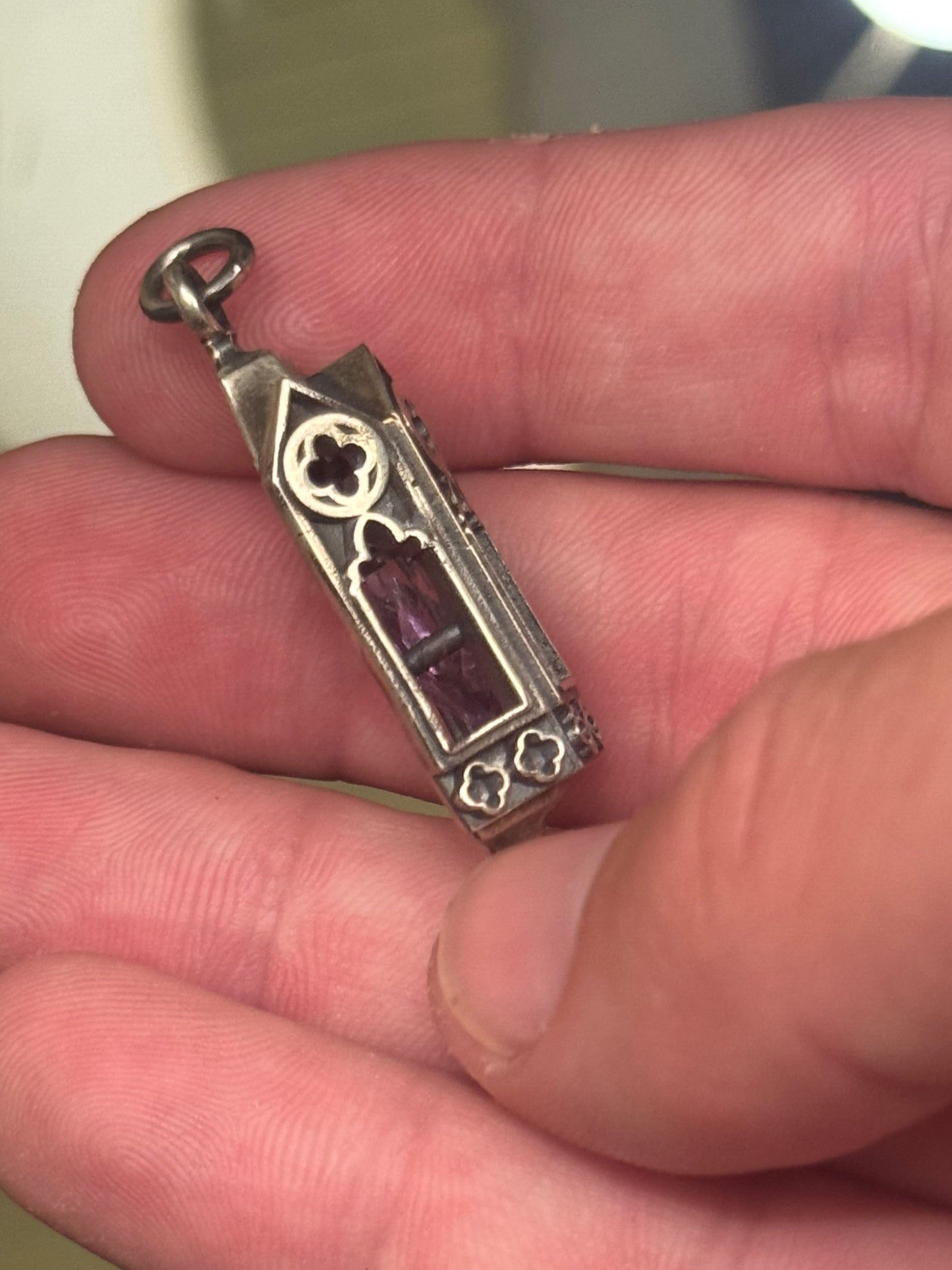 Lantern Pendant - Amethyst