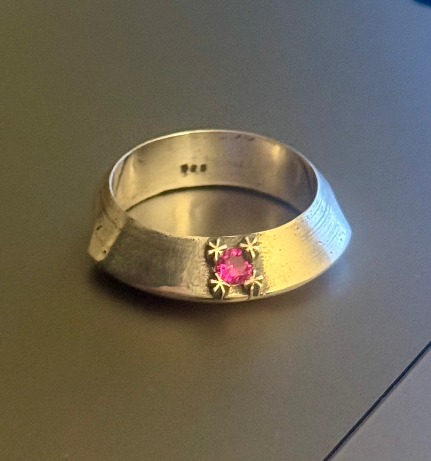 blade ring - 7.5 - ruby
