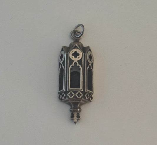 Small Lantern Pendant - Black Onyx