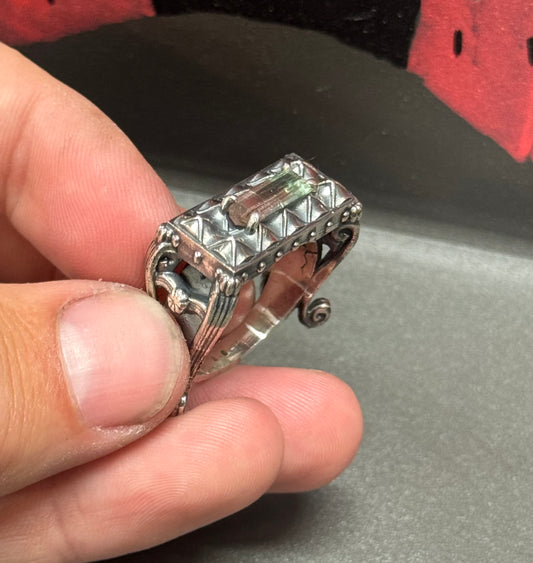 royal bench ring - size 10- tourmaline